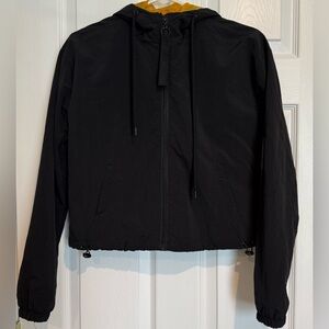 Women's Black Hooded Jacket